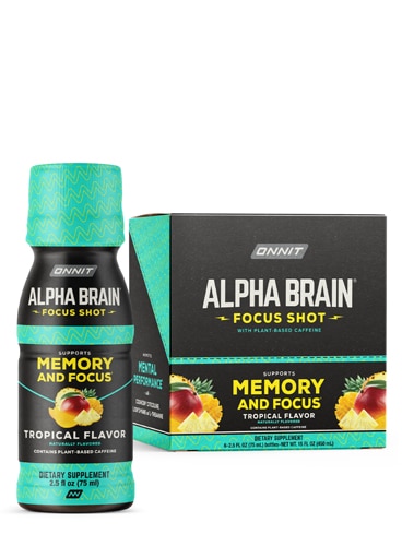 Onnit Alpha Brain Focus Shot Tropical