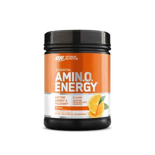 Optimum Nutrition Essential Amin.o. Energy Powder Anytime Energy and Recovery Orange Cooler