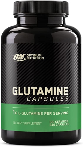 Optimum Nutrition Glutamine Dietary Capsules Supplement