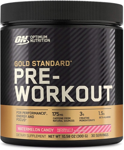 Optimum Nutrition Gold Standard Pre-Workout For Performance and Energy Watermelon Candy