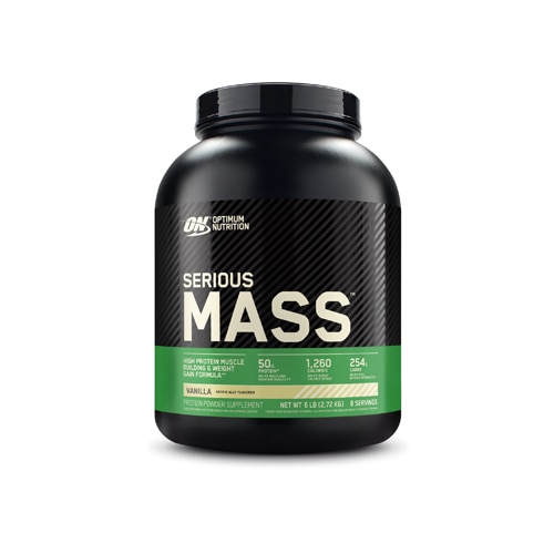 Optimum Nutrition Serious Mass Protein Powder Supplement Vanilla