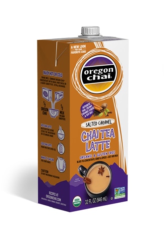 Oregon Chai Tea Latte Concentrate Organic & Gluten Free Salted Caramel