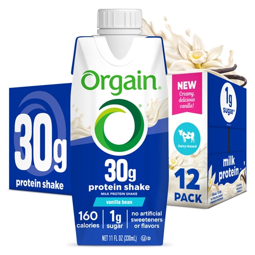 Orgain 30g High Protein Shake Vanilla Bean