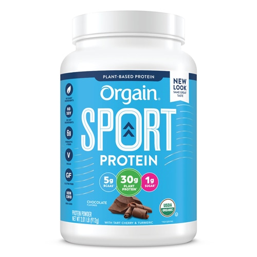 Orgain Organic 30g Vegan Sport Protein Powder Muscle Recovery Chocolate