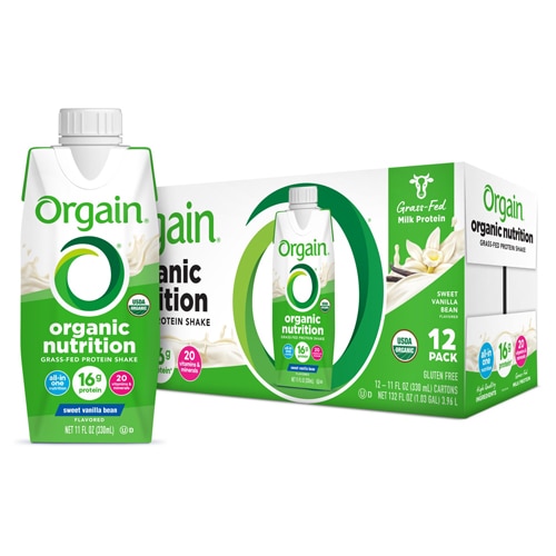 Orgain Organic Nutrition Shake Sweet Vanilla Bean