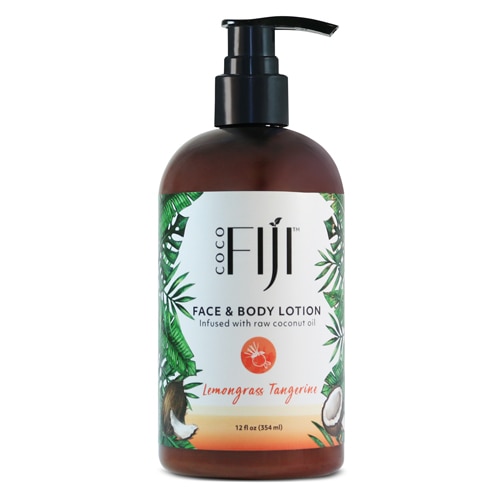 Organic Fiji Face & Body Lotion Lemongrass Tangerine