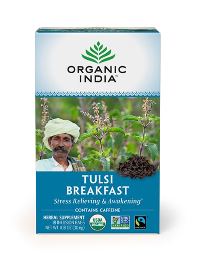 Organic India Tulsi Tea India Breakfast