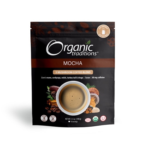 Organic Traditions Mushroom Coffee- Mocha