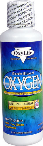 Oxylife Oxygen with Colloidal Silver and Aloe Vera Unflavored