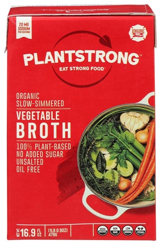 PLANTSTRONG Organic Broth Slow Simmered Vegetable