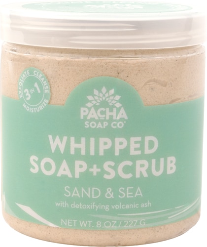 Pacha Soap Co Whipped Soap + Scrub - Sand & Sea