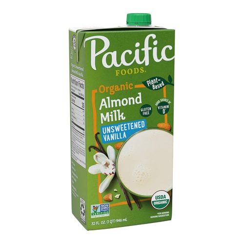 Pacific Foods Organic Almond Plant-Based Beverage Unsweetened Vanilla