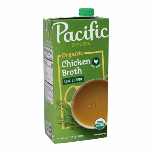 Pacific Foods Organic Low Sodium Free Range Broth Chicken