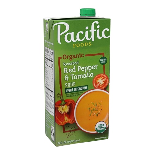 Pacific Foods Organic Soup Roasted Red Pepper and Tomato