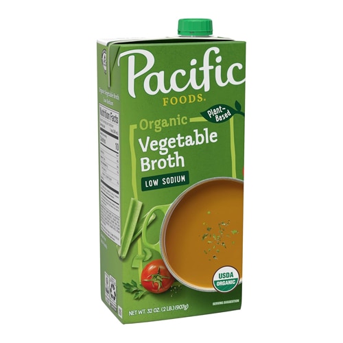 Pacific Foods Organic Vegetable Broth Low Sodium