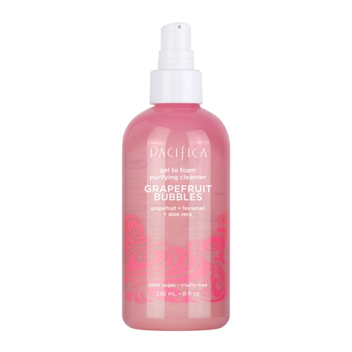 Pacifica Grapefruit Bubbles Gel to Foam Purifying Cleanser