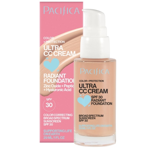 Pacifica Ultra CC Cream Radiant Foundation SPF 30 Warm-Light