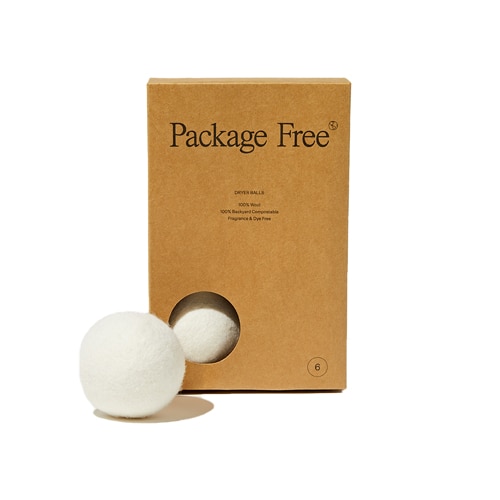 Package Free Reusable Wool Dryer Balls