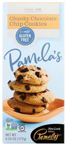 Pamela's Products Cookies Gluten & Dairy Free Chunky Chocolate Chip