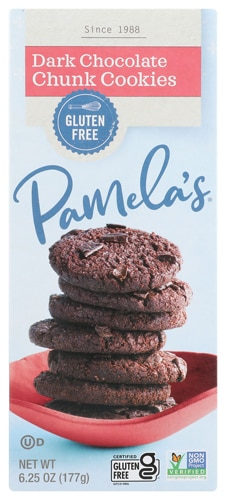 Pamela's Products Cookies Gluten & Dairy Free Dark Chocolate Chunk