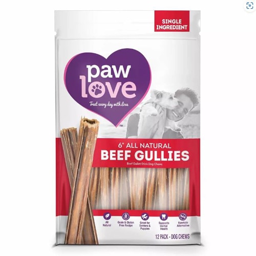 PawLove Beef Gullies - 6 Inches