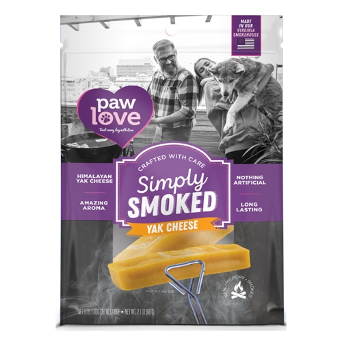 PawLove Dog Chew Simply Smoked Yak Cheese