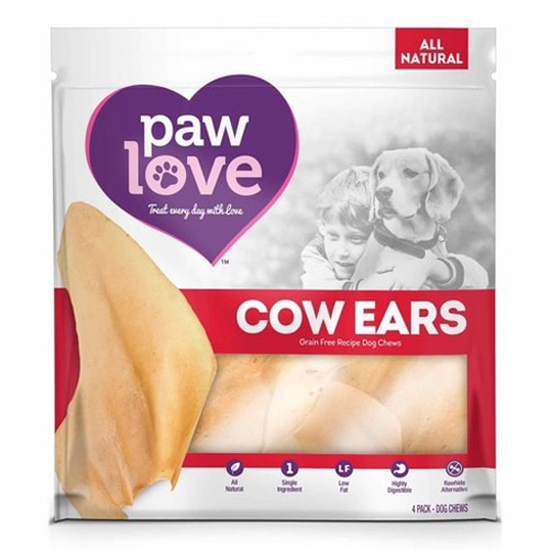 PawLove Natural Cow Ears