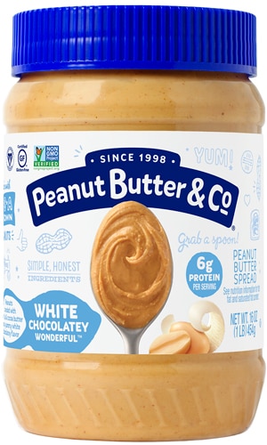 Peanut Butter & Co Vegan Gluten Free Peanut Butter White Chocolatey Wonderful