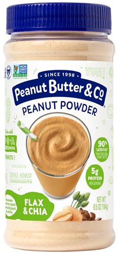 Peanut Butter & Co Vegan Gluten Free Peanut Powder Flax & Chia