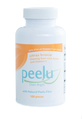 Peelu Chewing Gum with Xylitol Citrus Breeze