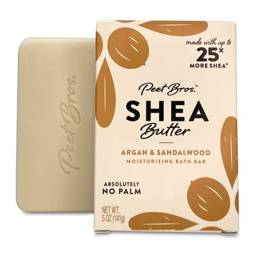 Peet Bros Shea Butter Bar Soap Argan & Sandalwood