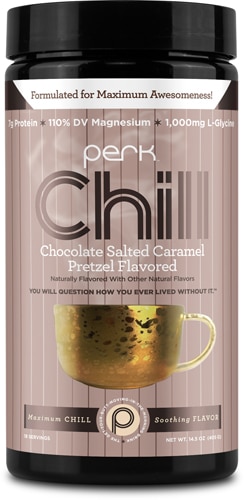 Perk Energy Chill Chocolate Salted Caramel Pretzel