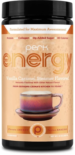 Perk Energy Original Vanilla Caramel Steamer