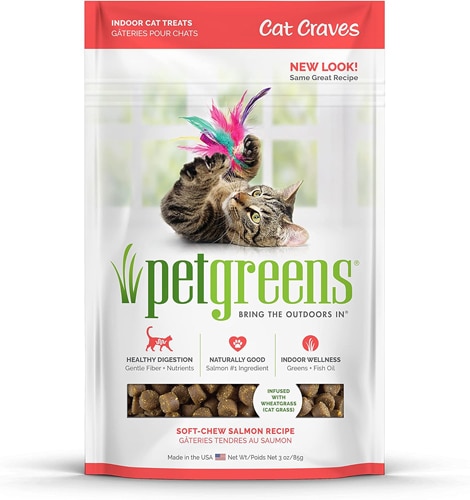 Pet Greens Cat Craves Semi-Moist Cat Treats Salmon