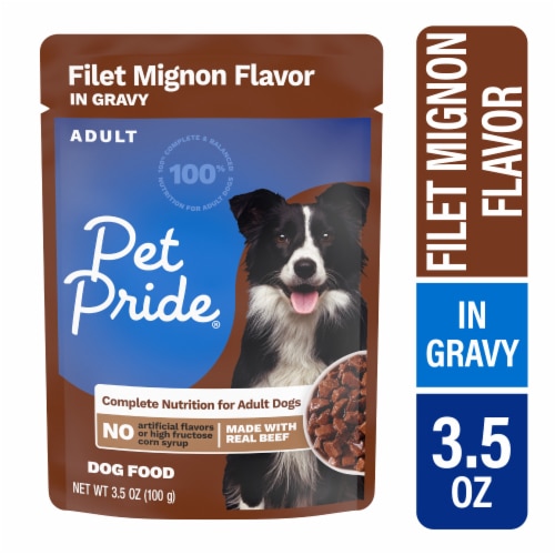 Pet Pride Adult Wet Dog Food Filet Mignon