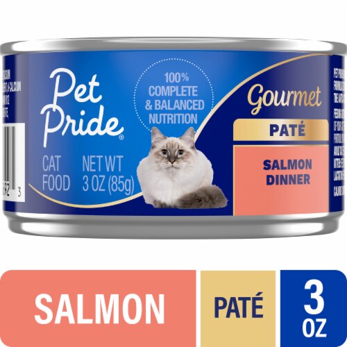 Pet Pride All Life Stages Wet Cat Food Gourmet Pate Savory Salmon Dinner