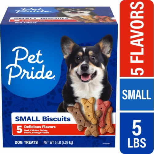 Pet Pride Small Biscuits Dog Treats 5-Flavors