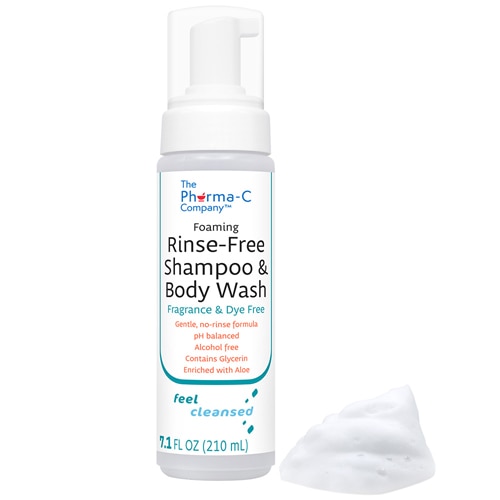 Pharma-C Foaming Rinse-Free Shampoo & Body Wash - Fragrance Free