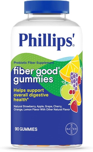 Phillips' Daily Care - Prebiotic Fiber Supplement - Fiber Good® Gummies Assorted Fruit