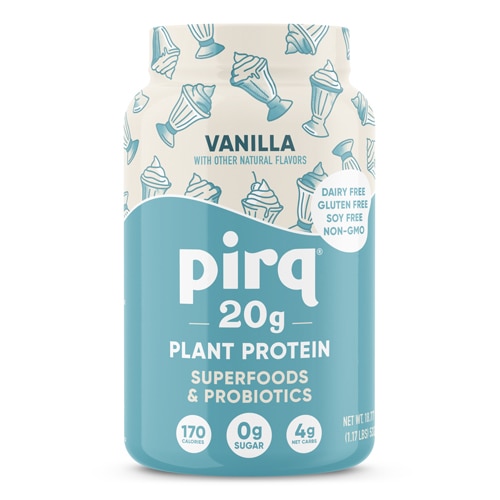 Pirq Plant Protein Superfoods & Probiotics Powder Vanilla