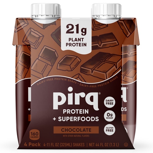 Pirq Plant Protein Superfoods Shake - Dairy Free Chocolate