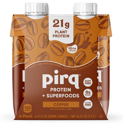 Pirq Plant Protein Superfoods Shake - Dairy Free Coffee