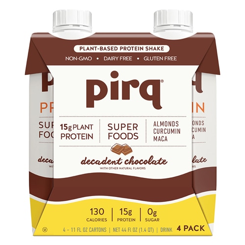 Pirq Plant Protein Superfoods Shake - Dairy Free Decadent Chocolate