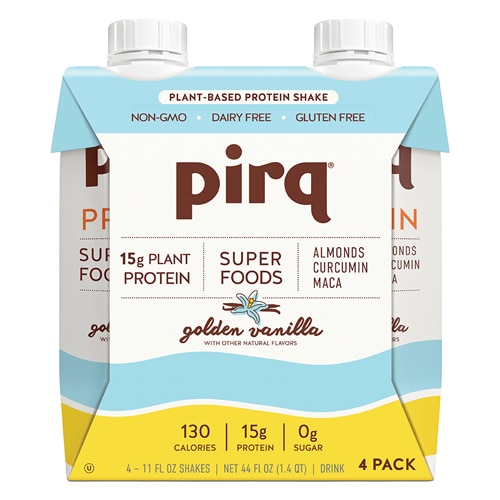 Pirq Plant Protein Superfoods Shake - Dairy Free Golden Vanilla