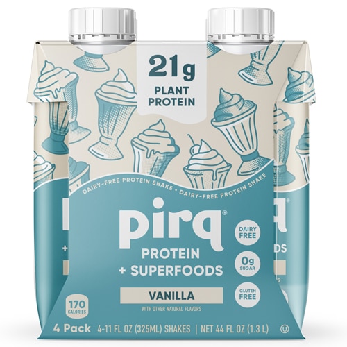 Pirq Plant Protein Superfoods Shake - Dairy Free Vanilla