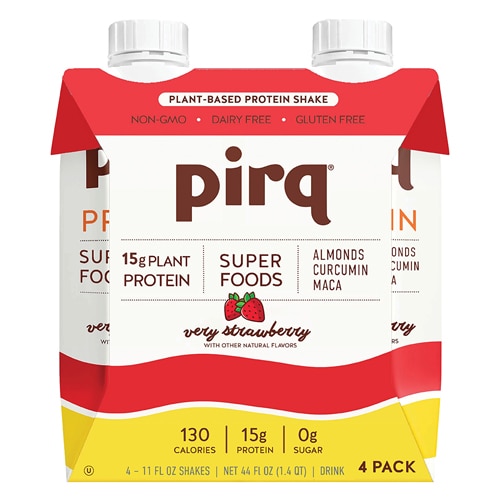 Pirq Plant Protein Superfoods Shake - Dairy Free Very Strawberry