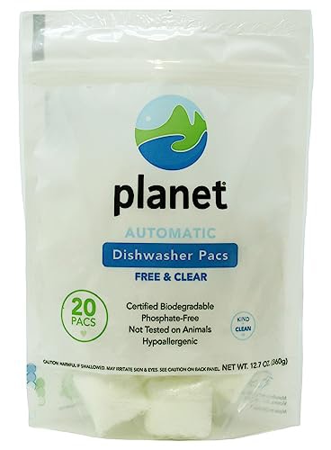 Planet Automatic Dishwasher Pacs Free & Clear