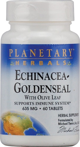 Planetary Herbals Echinacea Goldenseal with Olive Leaf