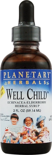 Planetary Herbals Well Child Echinacea-Elderberry Herbal Syrup