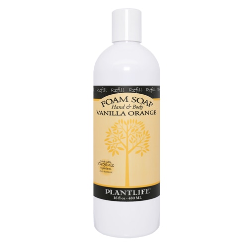 Plantlife Foaming Hand & Body Soap Refill - Vanilla Orange